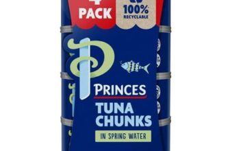 Princes Tuna Chunks in Spring Water 4x145g