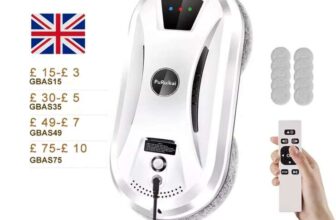 PuRuiKai Ultra thin Robot vacuum cleaner window cleaning robot with code – UK Stock – PuRuikai Europe Store