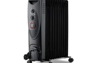 PureMate Oil Filled Radiator, 2500W/2.5KW – 11 Fin