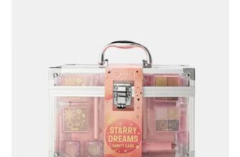 Q-KI Womens Ultimate Glam Vanity Case Christmas Cosmetic Gifts for Her