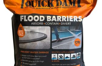 Quick Dam QD617-1 Flood Barriers, Black, 1 Pack 15% off coupon applied. First Subscribe & Save