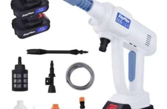 Rechargeable Jet Washer (2x 1500mAh batteries) – Sold by Zhitaozhang Tool Store