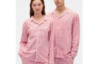 Red Stripe Pyjama Top Family Matching Christmas