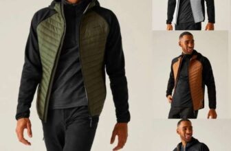 Regatta Mens Andreson Hybrid Jacket – Olive Green, S – 3XL / 6 other colours – with code – free delivery with free sign