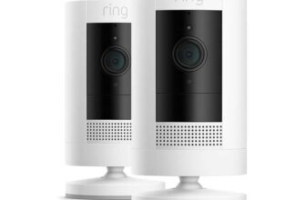 Ring Outdoor Camera Battery (Stick Up Cam) HD wireless outdoor Security Camera with Two-Way Talk, Wifi, Works with Alexa 2 Cameras