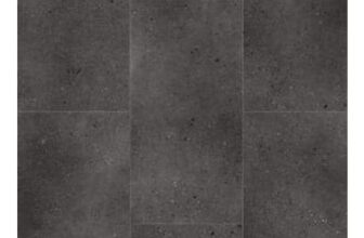 Roman Concrete Anthracite SPC Flooring with Integrated Underlay – 1.86m2