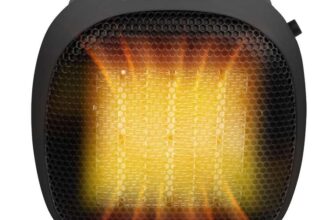 Russell Hobbs RHPH7001 700W Compact Portable Black Ceramic Plug