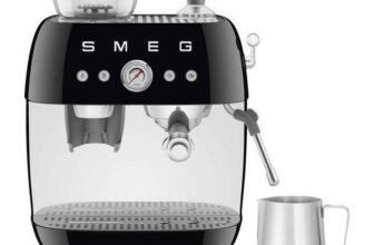 SMEG EGF03BLUK Bean to Cup Coffee Machine – Black (£349.95 With Trade In Code)