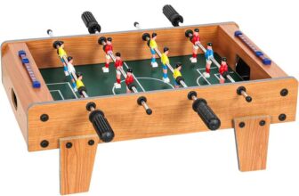 SPORTNOW 20 in Table-top Football Table with Stainless Steel Rods