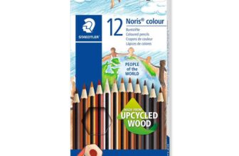 STAEDTLER 185 C12POW Noris Colour Colouring Pencils – 12 Assorted People of the World Colours (Pack of 12 Pencils)