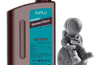 SUNLU 3D Printer Resin, Fast Curing, LCD/DLP/SLA, 1000g Dark Grey
