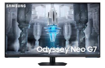 Samsung Odyssey Neo G7 LS43CG700NUXXU 43 4K UHD Mini LED Smart Gaming Monitor – 3840×2160, 144Hz, 1ms, HDMI 2.1, Full Smart Platform