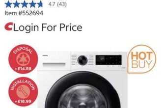 Samsung Series 5 WW11DG5B25AEEU 11kg Washing Machine