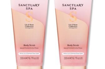 Sanctuary Spa Lily Rose Body Scrub Cruelty-Free Vegan