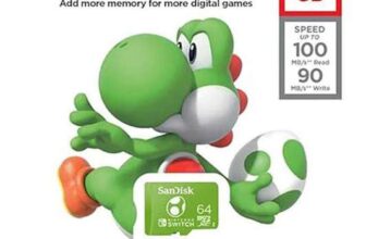 Sandisk 64GB Nintendo Switch Micro SD – Yoshi