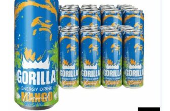 Save 79% – 48 X 250ml Cans Gorilla Energy Drink Mango-Coconut – £9.99
