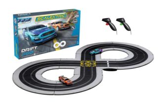 Scalextric Racing Track Sets for Kids – Drift 360 Cars Speed Track