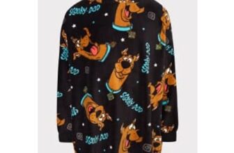 Scooby Doo Black Fleece Snuggle Hoodie