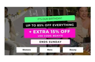 Secret Sales HUGE Up To 85% Off Everything Birthday Event Extra 15% Code