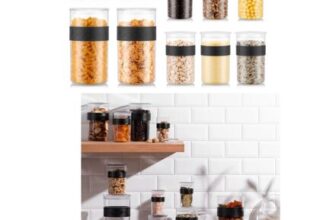 Set of 12 Bodum Food Storage Containers 4 X 0,25 / 3 X 0,6 / 3 X 1L / 2 X 2L