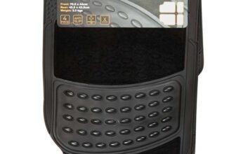 Set of 4 CarKit Universal Tamar Car Mat – Black by Carkit, Free C&C