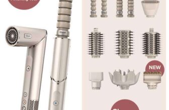 Shark FlexStyle Build Your Own Air Styling & Hair Drying System – Stone / Black