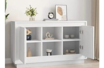 Sideboard White 102x35x60 Cm Engineered Wood