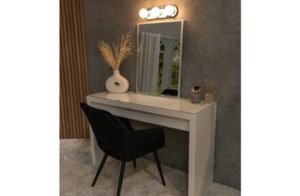 Silver ValueLights Orbital 3-Way Bar Opal Glass LED Ceiling Light