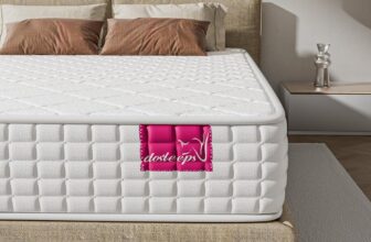 Single Mattress 3FT 9-Zone Pocket Sprung Mattress with Memory Foam and Tencel Fabric – Orthopaedic Mattress – Thickness:9.4 Inch,White