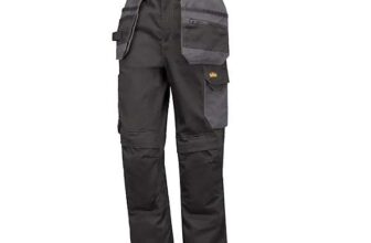 Site Coppell Black & Grey Mens Holster Pocket Trousers (Sizes 32-36)