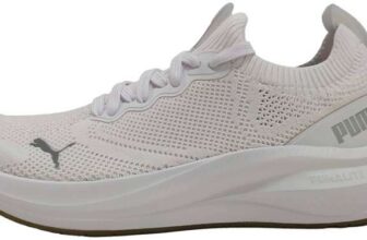 Size 11 only PUMA Skyrocket Lite Adult Unisex Sneaker Engineered White Silver