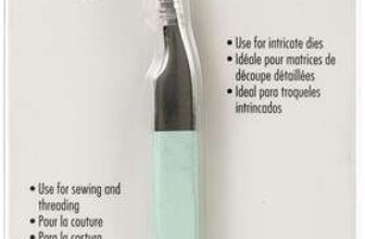 Sizzix Curved Fine Tip Tweezers 664140 for Intricate Projects, Scrapbooking, Cardmaking, One Size, Multi Colour