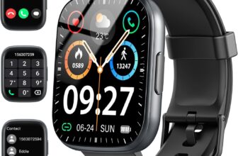 Smart Watch for Men Women Answer/Make Call, 1.95 HD Screen Fitness Watch with Heart Rate/Sleep/Stress Monitor, New Smartwatch with 110 Sport Modes, IP68 Waterproof Activity Tracker for Android iOS