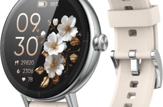 Smart Watch for Women Answer/Make Call, 1.27 Screen Fitness Watch with Heart Rate/Sleep/Stress Monitor, New Smartwatch with 110 Sport Modes, IP68 Waterproof Activity Tracker for Android iOS, White