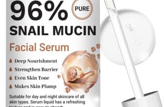 Snail Mucin Face Serum 120ml with Pure 96% Snail Secretion Filtrate (120ml)