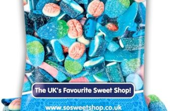 SoSweet Blue Sweet Mix 1kg Bulk Bag Fruity Blue-Themed Pick & Mix Sweets Party Candy, Sweet Tables, Events Long Shelf Life