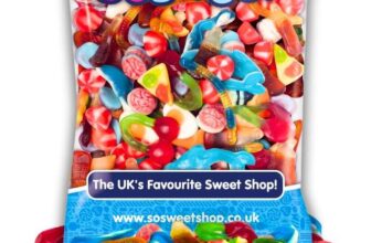 SoSweet Jelly Sweet Mix 1kg Bulk Bag of Classic Chewy Sweets Party Pick & Mix