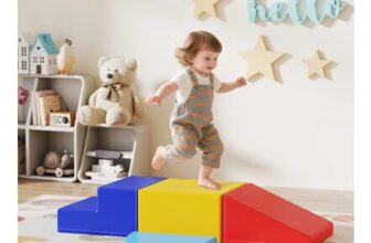 Soft Play 4-Piece Colorful Childrens Educational Software Activity Toys