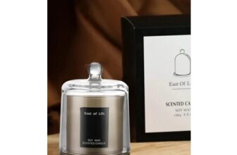 Soy Wax Lychee & White Tea Scented Candle Home Fragrance