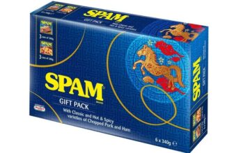 Spam Gift Pack of 6 3 x Original and 3 x Hot & Spicy
