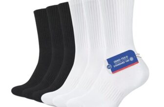Sports Socks for Men & Women 6 Pairs