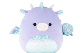 Squishmallows Original 12-Inch Drow the Purple Dragon