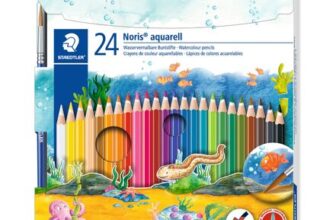 Staedtler Noris Aquarell Watercolour Pencils, Assorted 24-Pack
