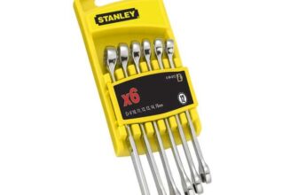 Stanley 494646 Fatmax Combination Spanner Set – Metric (6 Pieces), STA494646