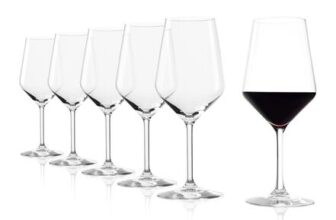 Stlzle Lausitz Red Wine Glasses Set of 6, 490 Ml