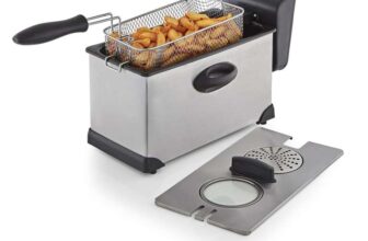 Swan 3L Stainless Steel Deep Fat Fryer with Viewing Window and Safety Cut Out