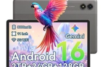 TABWEE T50 Android 16 Tablet 11 24GB128GB 5G Wifi Dual Camera GPS