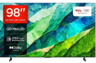TCL C855K 98 QD-Mini LED 4K HDR Smart Google TV – 98C855K £1874 With Code Free Delivery & Recycling