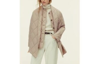 THERMOLITE Quilted Scarf-Detail Jacket