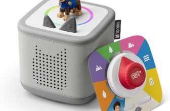 TONIES Moon Grey Toniebox 2 Play Set with PAW Patrol Chase Tonie, Tonieplay Game, Tonieplay Controller